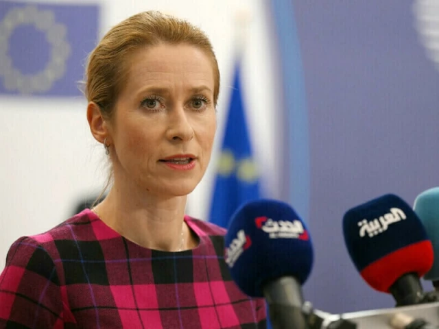 kaja kallas the european union s high representative for foreign affairs and security policy and vice president of the european commission talks to journalists before the eu southern neighbourhood ministerial meeting in brussels on july 14 2025 file photo afp kaja kallas the european union s high representative for foreign affairs and security policy and vice president of the european commission talks to journalists before the eu southern neighbourhood ministerial meeting in brussels on july 14 2025 file photo afp