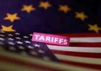 us and european union flags and a tariffs label are seen in this illustration taken april 10 2025 photo reuters us and european union flags and a tariffs label are seen in this illustration taken april 10 2025 photo reuters