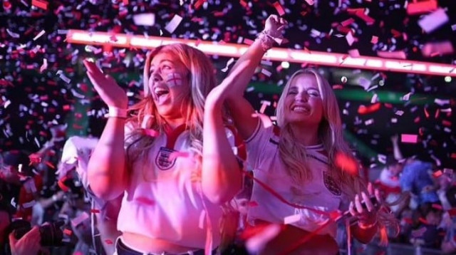 watch fans celebrated wildly after england triumphed over netherlands in euro 2024