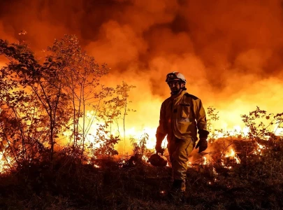 fires break out as europe heatwave intensifies