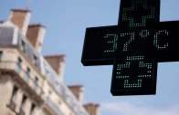 a pharmacy sign displays a temperature of 37 degrees celsius as temperatures rise in paris during a heatwave affecting a large part of france june 19 2026 photo reuters file a pharmacy sign displays a temperature of 37 degrees celsius as temperatures rise in paris during a heatwave affecting a large part of france june 19 2026 photo reuters file