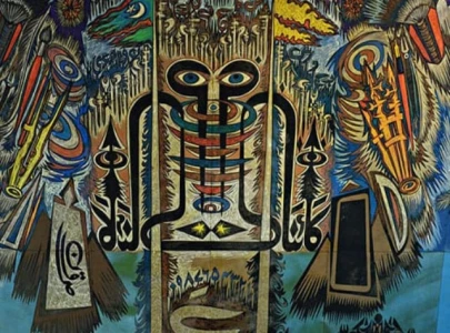 sadequain s surah rahman calligraphies come to light