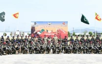 pakistan sri lanka kick off joint counter terrorism exercise shake hands ii at tarbela