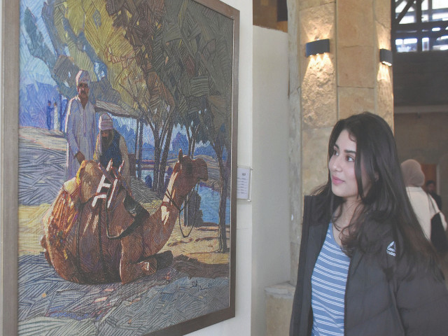 islamabad art gallery hosts beyond fa ade exhibit