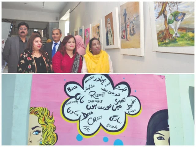 creative posters and evocative paintings by emerging artists honour womanhood and bring attention to their rights at the national women at work festival poster exhibition held at the pac islamabad on international women s day photos express creative posters and evocative paintings by emerging artists honour womanhood and bring attention to their rights at the national women at work festival poster exhibition held at the pac islamabad on international women s day photos express