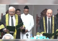 justice kk agha takes oath at federal constitutional court ceremony