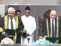 justice kk agha takes oath at federal constitutional court ceremony