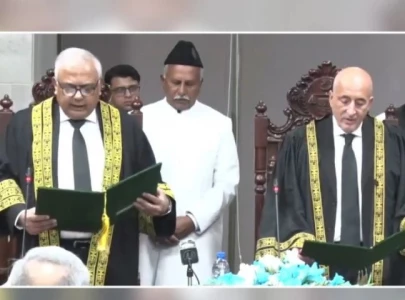 justice kk agha takes oath at federal constitutional court ceremony justice kk agha takes oath at federal constitutional court ceremony