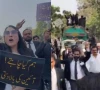 lawyers police clash outside shc during protest against 27th amendment