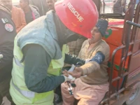 sewer line explosion in lahore s badami bagh area photo express