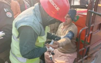 sewer line blast injures four in lahore s lari adda area