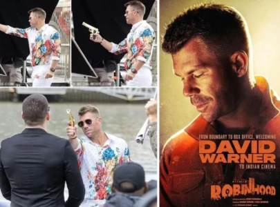 david warner reveals first look from his debut telugu movie robinhood david warner reveals first look from his debut telugu movie robinhood