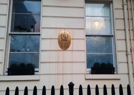 pakistan high commission in london comes under attack pakistan high commission in london comes under attack