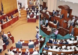 senate polling continues in k p punjab senate polling continues in k p punjab