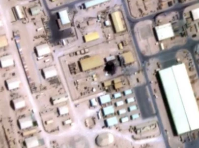 satellite images shows iran hit us comms dome at qatar military base