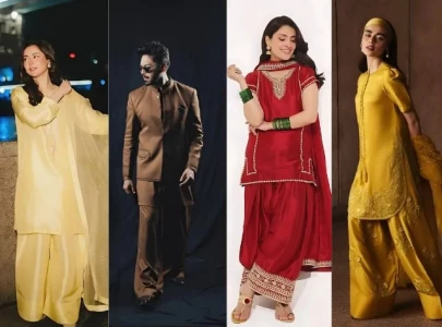 eidul fitr 2025 farshi shalwar makes grand comeback as fashion trend eidul fitr 2025 farshi shalwar makes grand comeback as fashion trend