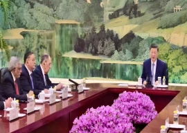 dar joins sco fms in meeting with president xi