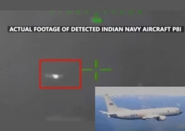 watch pakistan navy shares footage of indian p 8i spy plane detected near sea frontier