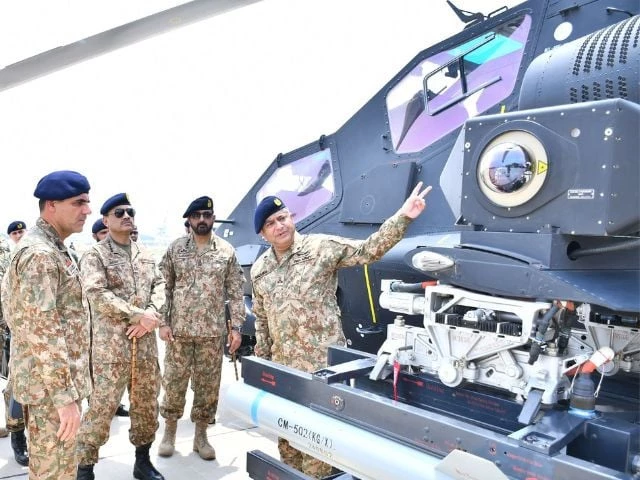 pakistan army inducts z 10me attack helicopters under coas munir s supervision