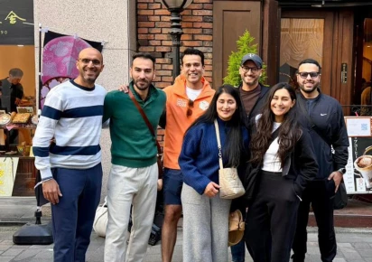 Pakistani runners participating in major international marathon events