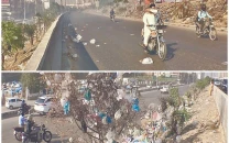 korangi expressway turns into toxic wasteland korangi expressway turns into toxic wasteland