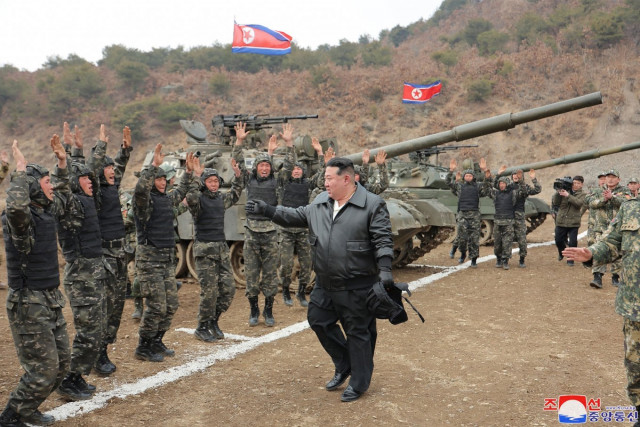 an episode of military drills in north korea photo source korean central news agency an episode of military drills in north korea photo source korean central news agency