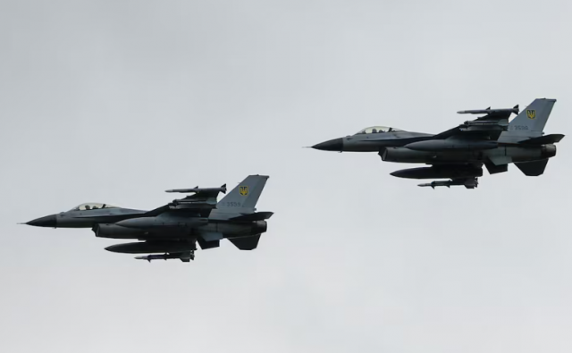ukrainian f 16 fighting aircraft at an undisclosed location in ukraine august 4 2024 photo reuters ukrainian f 16 fighting aircraft at an undisclosed location in ukraine august 4 2024 photo reuters