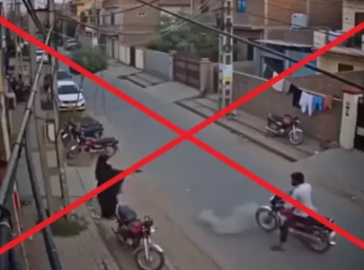 fact check viral video of woman shooting harasser on motorcycle is ai generated