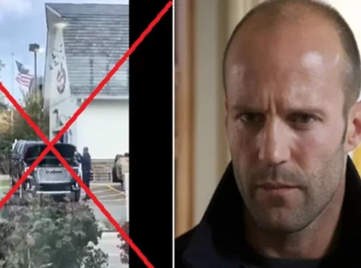 fact check viral video does not show hollywood actor jason statham displaying palestine flag on his car