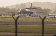 b 1b lancer bomber is parked at the raf fairford airbase which hosts united states air force personnel in fairford gloucestershire britain september 27 2026 photo reuters