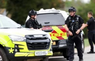armed police officers work on a road outside the perimiter of the raf fairford airbase after police declared a major incident at the base after several men were arrested on suspicion of offences under the explosives act in fairford gloucestershire britain september 27 2026 photo reuters armed police officers work on a road outside the perimiter of the raf fairford airbase after police declared a major incident at the base after several men were arrested on suspicion of offences under the explosives act in fairford gloucestershire britain september 27 2026 photo reuters