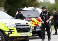 armed police officers work on a road outside the perimiter of the raf fairford airbase after police declared a major incident at the base after several men were arrested on suspicion of offences under the explosives act in fairford gloucestershire britain september 27 2026 photo reuters armed police officers work on a road outside the perimiter of the raf fairford airbase after police declared a major incident at the base after several men were arrested on suspicion of offences under the explosives act in fairford gloucestershire britain september 27 2026 photo reuters
