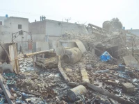 twisted metal shattered brick and scorched debris mark the ruins of a chemical factory in faisalabad s malikpur photo online