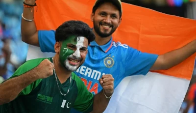 fans of india and pakistan are expected to fill out the dubai international cricket stadium photo afp