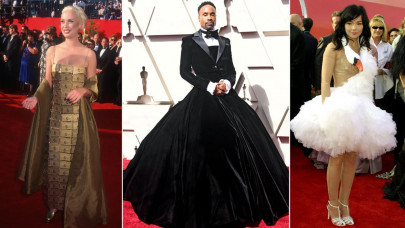 from goose around the neck to 294 credit cards quirkiest oscars outfits of all time from goose around the neck to 294 credit cards quirkiest oscars outfits of all time