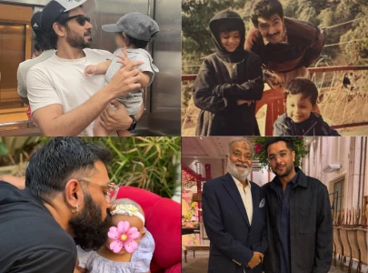 celebrities mark father s day with heartfelt tributes family moments