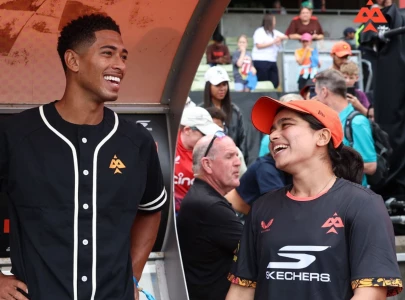 fatima sana and jude bellingham s wholesome edgbaston interaction delights fans