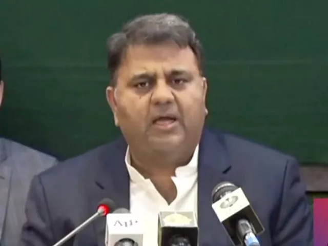 information minister fawad chaudhry addressing media in islamabad screengrab information minister fawad chaudhry addressing media in islamabad screengrab