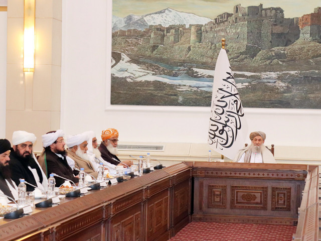 jui f chief maulana fazlur rehman along with his delegation met interim prime minister of afghanistan mullah muhammad hasan akhund in kabul on monday january 8 2024 photo x juipakofficial jui f chief maulana fazlur rehman along with his delegation met interim prime minister of afghanistan mullah muhammad hasan akhund in kabul on monday january 8 2024 photo x juipakofficial
