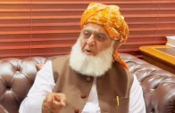 jui f chief maulana fazlur rehman appearing for an interview with a private digital media platform on friday screengrab