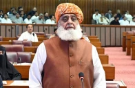 jamiat ulema e islam jui f chief maulana fazlur rehman speaking during a session of national assembly on monday april 29 2024 photo facebook national assembly