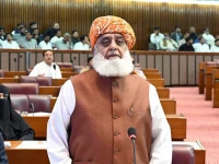 jamiat ulema e islam jui f chief maulana fazlur rehman speaking during a session of national assembly on monday april 29 2024 photo facebook national assembly