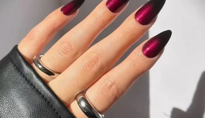 17 darkly romantic goth almond nail designs