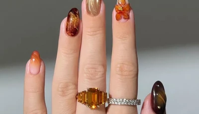17 ideas for your next fall manicure this november