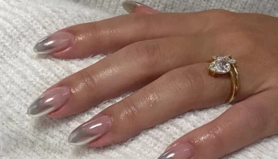 20 stunning chrome french nail designs to embrace the spirit of fall