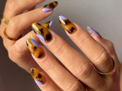 28 must try gel nail designs for november from tortoise shell to bold burgundy