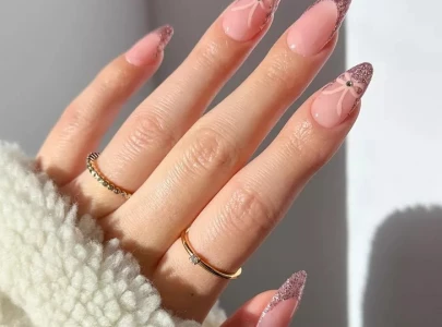 15 pink nail ideas for the holidays from dainty to retro