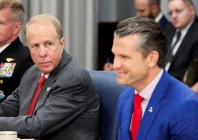 us deputy secretary of defence steve feinberg sits with defence secretary pete hegseth at the pentagon in washington dc us july 21 2025 photo reuters us deputy secretary of defence steve feinberg sits with defence secretary pete hegseth at the pentagon in washington dc us july 21 2025 photo reuters