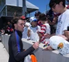 usmnt midfielder brenden aaronson signs autographs during a community team training session in preparation for the 2026 fifa world cup at great park championship soccer stadium reuters