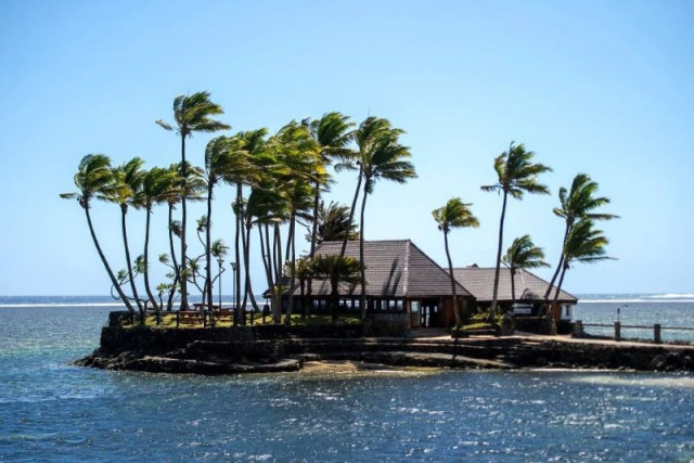 the five star warwick fiji resort on the coral coast on monday photo afp the five star warwick fiji resort on the coral coast on monday photo afp